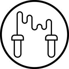 Jumping Rope Icon Style
