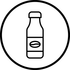 Coffee Milk Icon Style