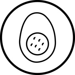Deviled Eggs Icon Style