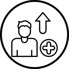 Gain Weight Icon Style