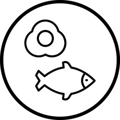 Keto Diet Icon Style