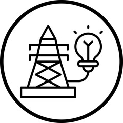 Electric Energy Icon Style