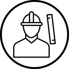 Engineer Male Icon Style