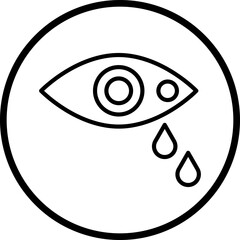 Eye Disease Icon Style