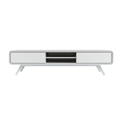 Modern White TV Stand