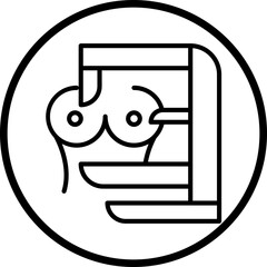 Mammography Icon Style
