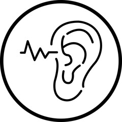 Hearing Checkup Icon Style