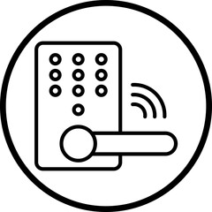Smart Door Icon Style
