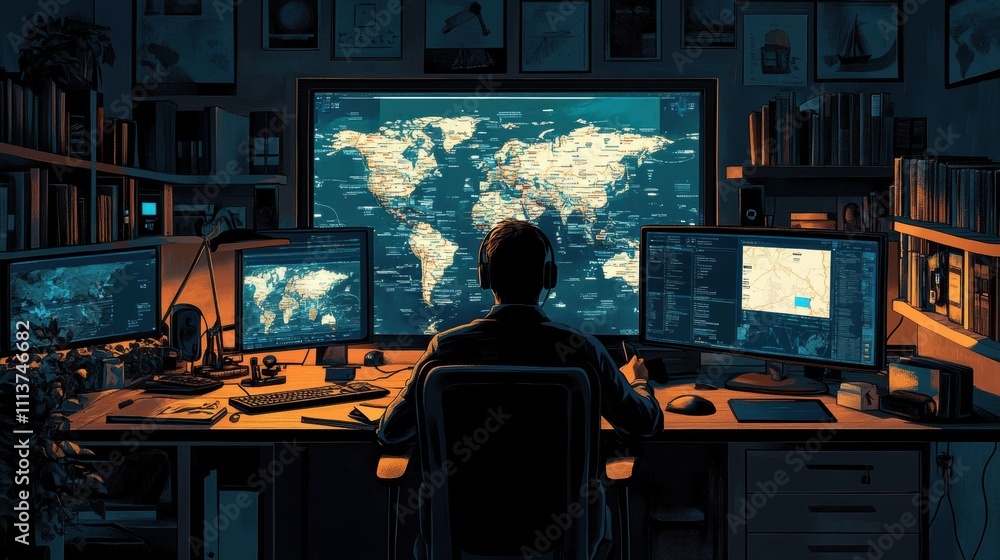 Poster navigating hybrid work collaborative tools for digital transformation and remote work insights