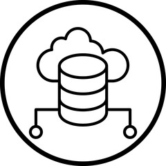 Cloud Storage Icon Style