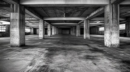 Abandoned Industrial Warehouse: A Time-Worn Exploration of Decay and Solitude