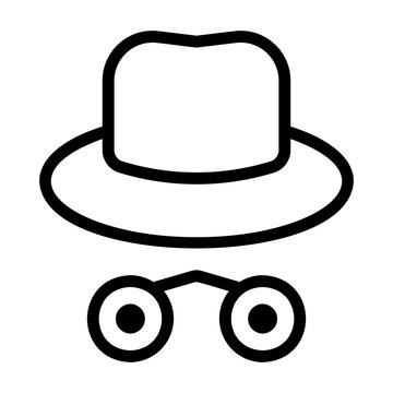 recommend clip art: hacker Line Icon
