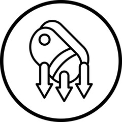 Reduced Meat Consumption Icon Style