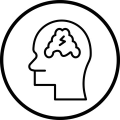 Schizophrenia Icon Style