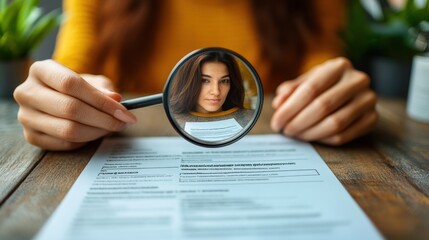 recruitment online human resources hr management recruitment employment headhunting concept check resume screening employee information job applicants employees must complete the online for