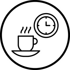 Coffee Break Icon Style