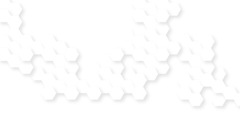 Abstract honeycomb technology white background. Luxury white hexagon pattern. Abstract background with hexagon, modern abstract vector polygonal pattern futuristic.