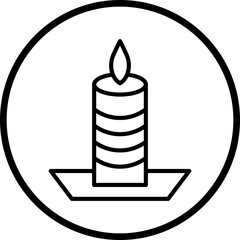 Candle Icon Style