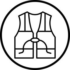 Life Jacket Icon Style