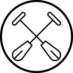 Paddles Icon Style