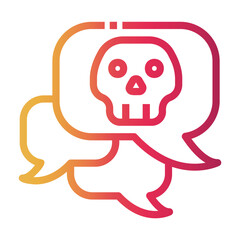 hacker Line Gradient Icon