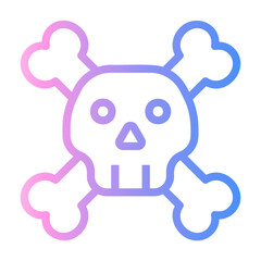 cyber attack Line Gradient Icon