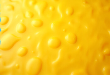 Yellow cheese pattern with melted cheese