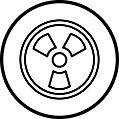 Radiation Icon Style