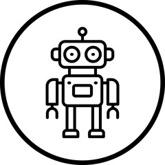 Robot Icon Style