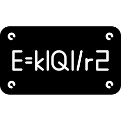 Electric Field (E) Icon