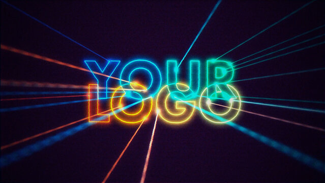 Retro Laser Logo