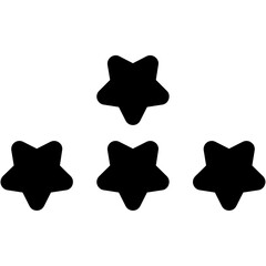 Four-Star Rating Icon