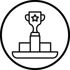 Podium Icon Style