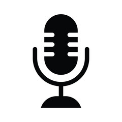 Get this amazing icon of microphone in modern style