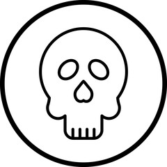 Cute Skull Icon Style