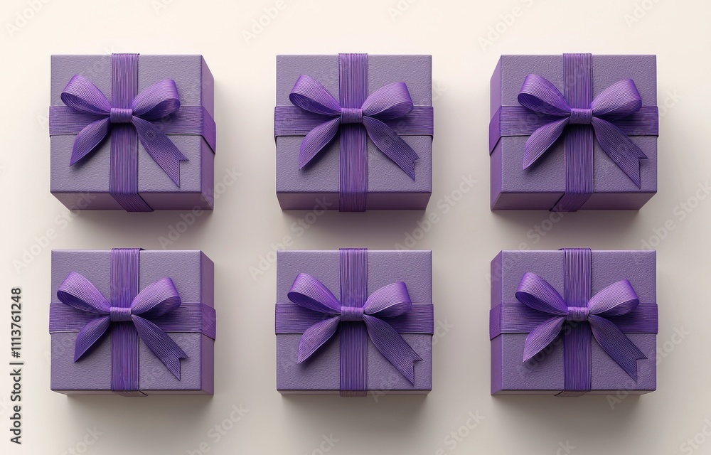 Poster the animation features a 2d depiction of a gift box opening, along with a 2d depiction of a purple p