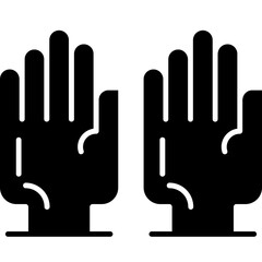 Medical Gloves Icon