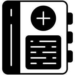 Obraz premium Medical Book Icon