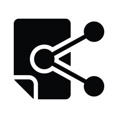 A share symbol representing content sharing or connections