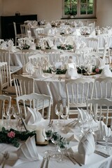 Elegant Wedding Reception Setup