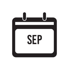 Month icon on white background, eps10