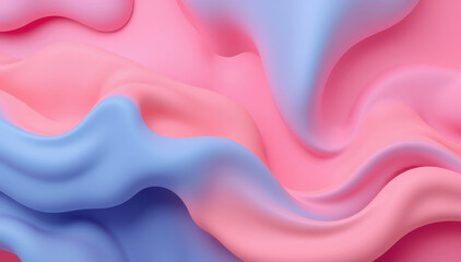 Fototapeta premium Abstract Pink And Blue Swirling Wave Background