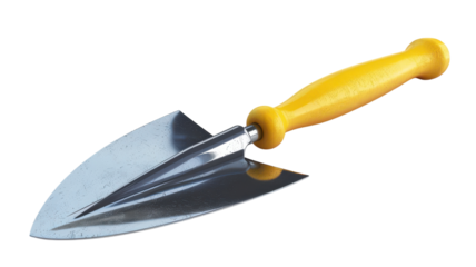 Detailed 3D Render of a Garden Trowel for Gardening Applications