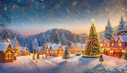 The Christmas Village Odyssey: A Generative Holiday Adventure