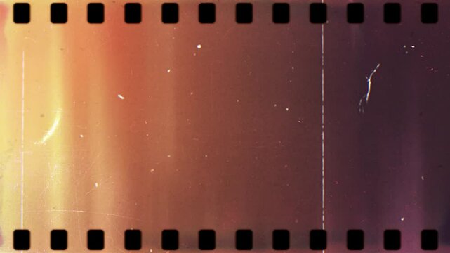 Film Burn Light Leaks Overlay Retro Vintage Film Frame, Authentic Film Effect.