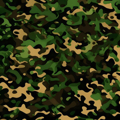 Fototapeta premium vector camouflage, army pattern, dark background, stylish print