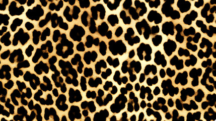leopard texture, real animal hair, dark background, bright spots, modern design for clothes