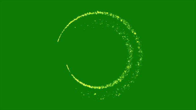 Glitter Light circle trail Sparkling star dust trail spiral particle 4k animation. holiday event transition, logo title decoration. festival backgrounds
