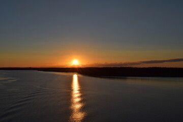 Sunset in the Stockholm Archipelago