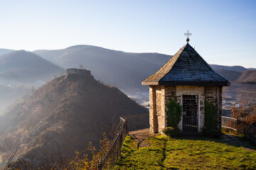Michaelskapelle, Mayschoß, Ahrtal, Herbst 2024